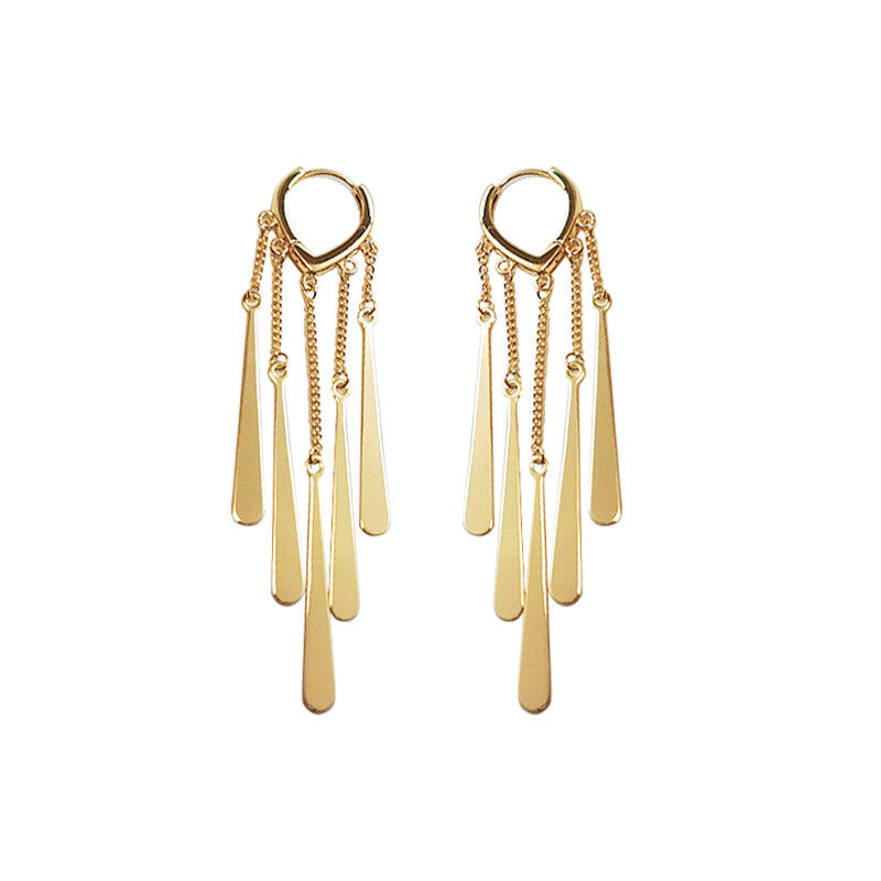 1pair tassel drop earrings s925