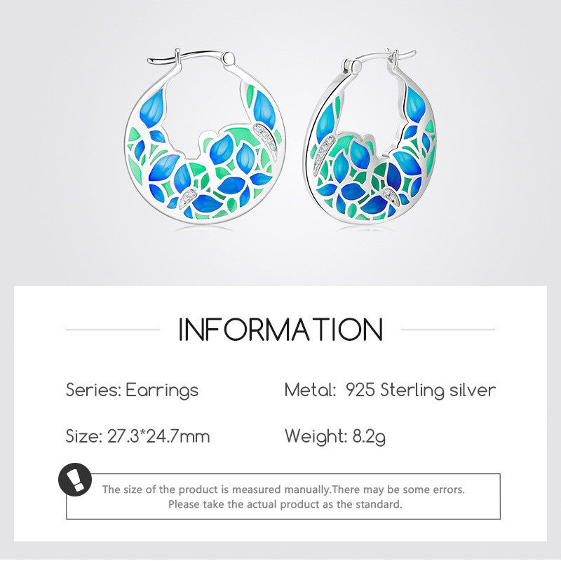 Dextera hoop earrings