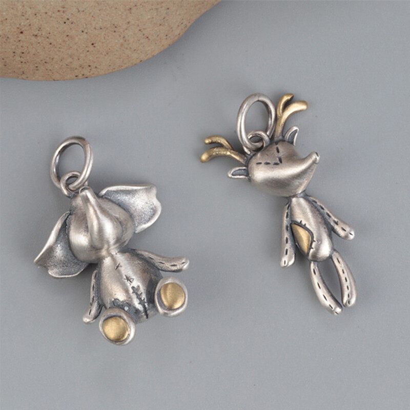 S925 fawn pendant