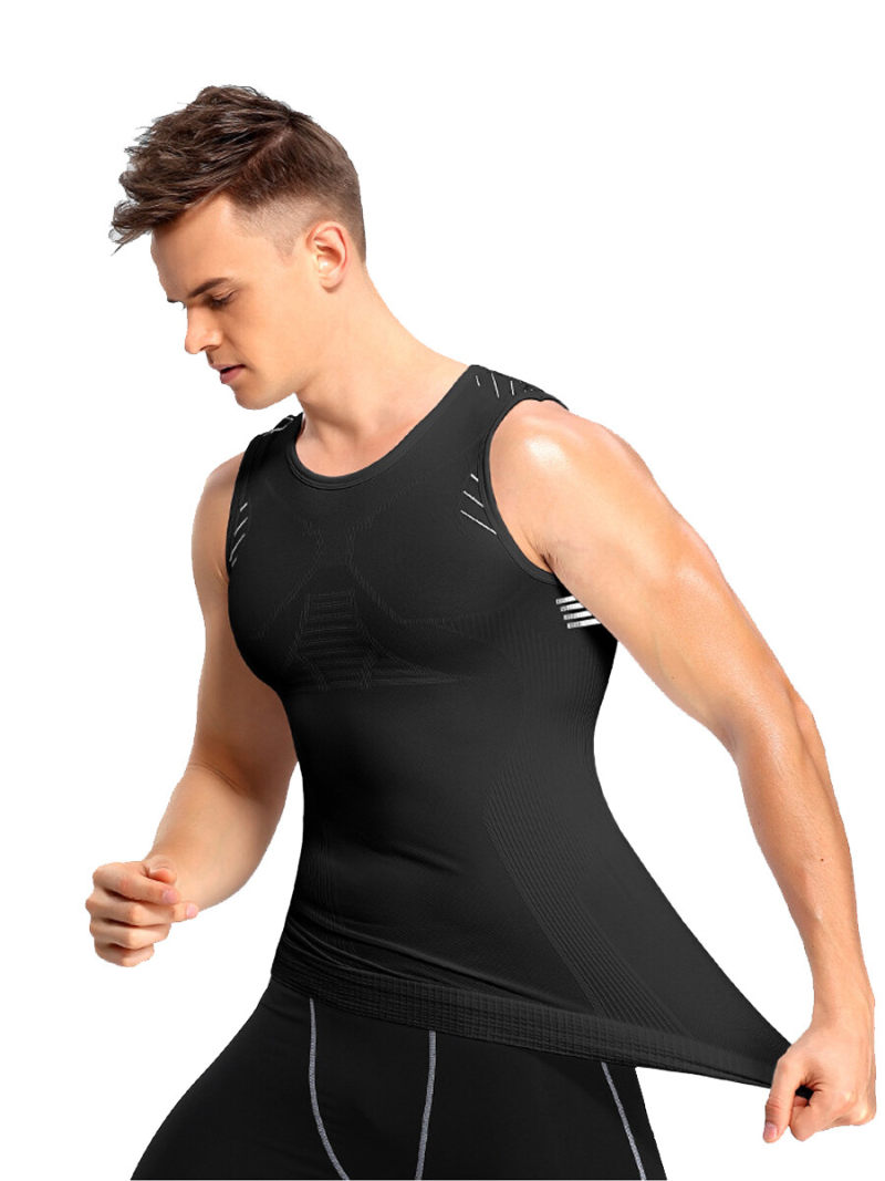 Sleeveless Training T-shirt With Quick Dry