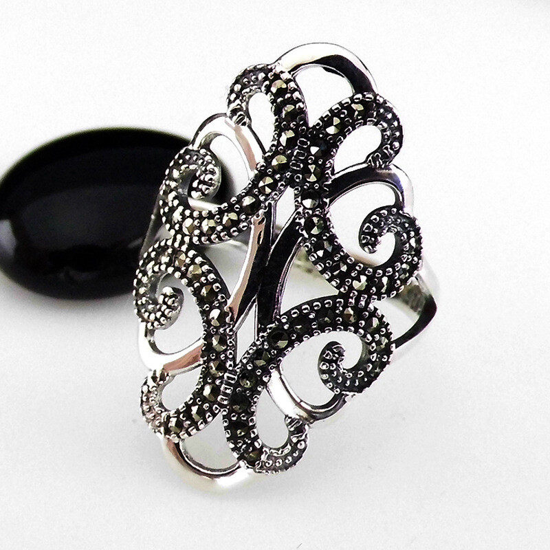 Butterfly shaped rings s925