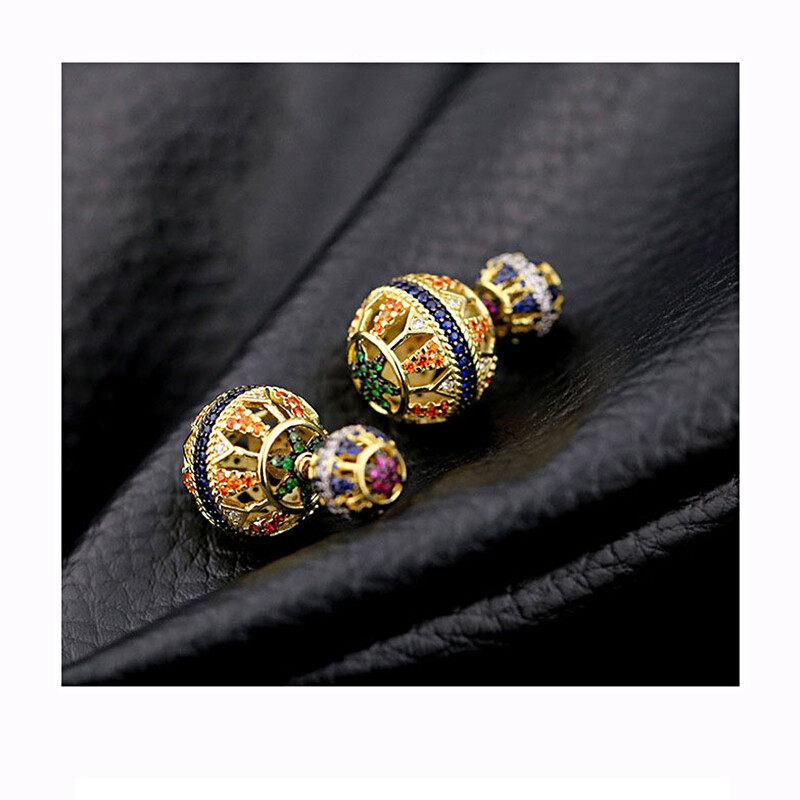 S925  18K stud earrings