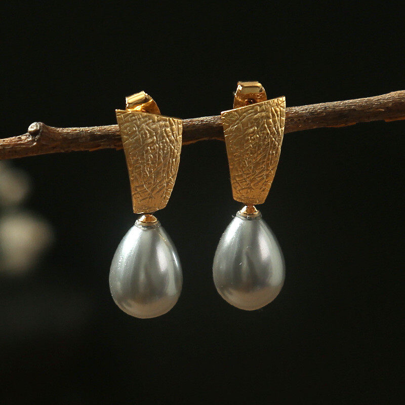 Pearl earrings