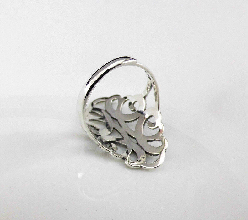 Butterfly shaped rings s925