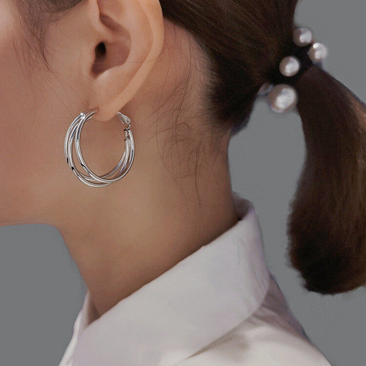 Open hoop  s925 earrings