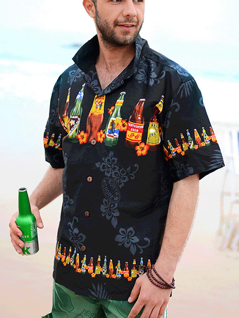 Camper Revere Collar Shirt In Mulit  Print