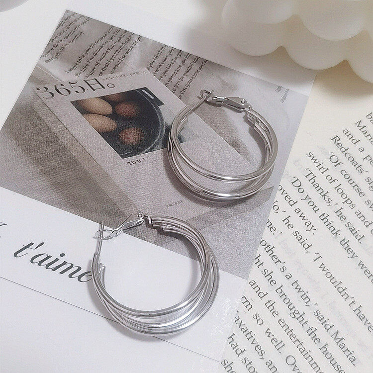 Open hoop  s925 earrings