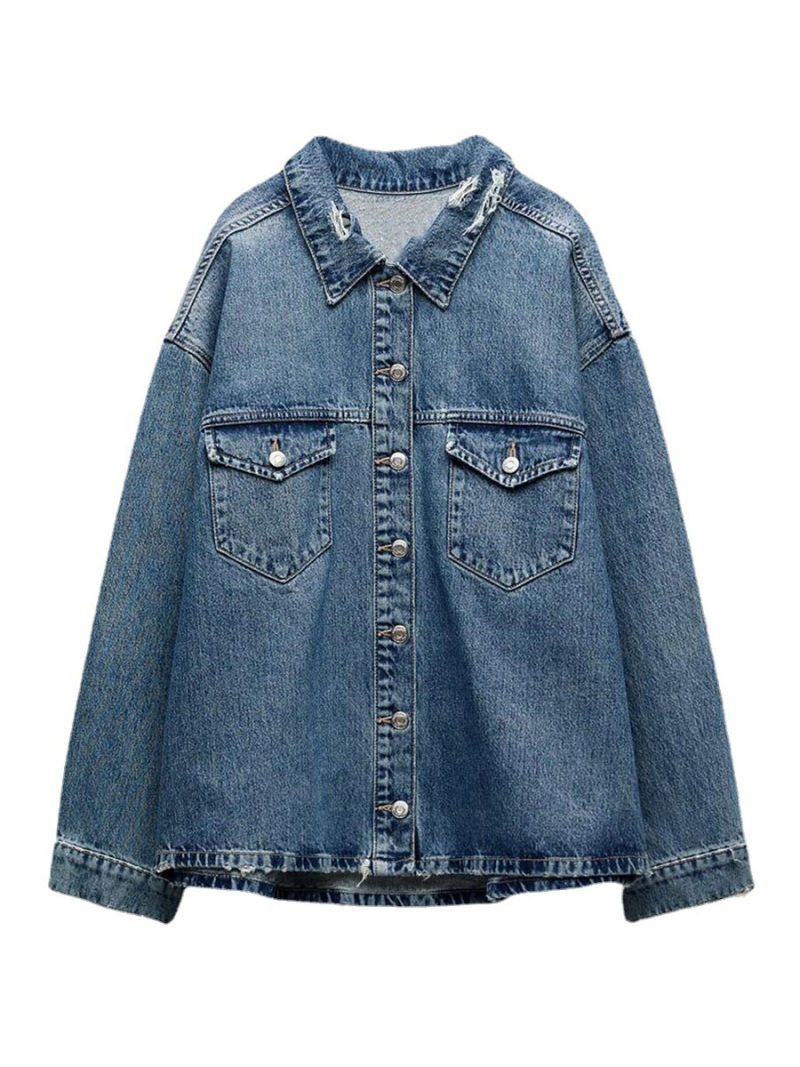 Loose the cowboy shirt jacket