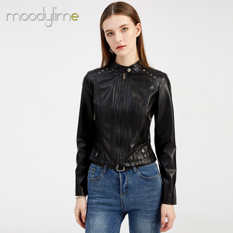 Originals Tall Beppe leather  Biker jacket