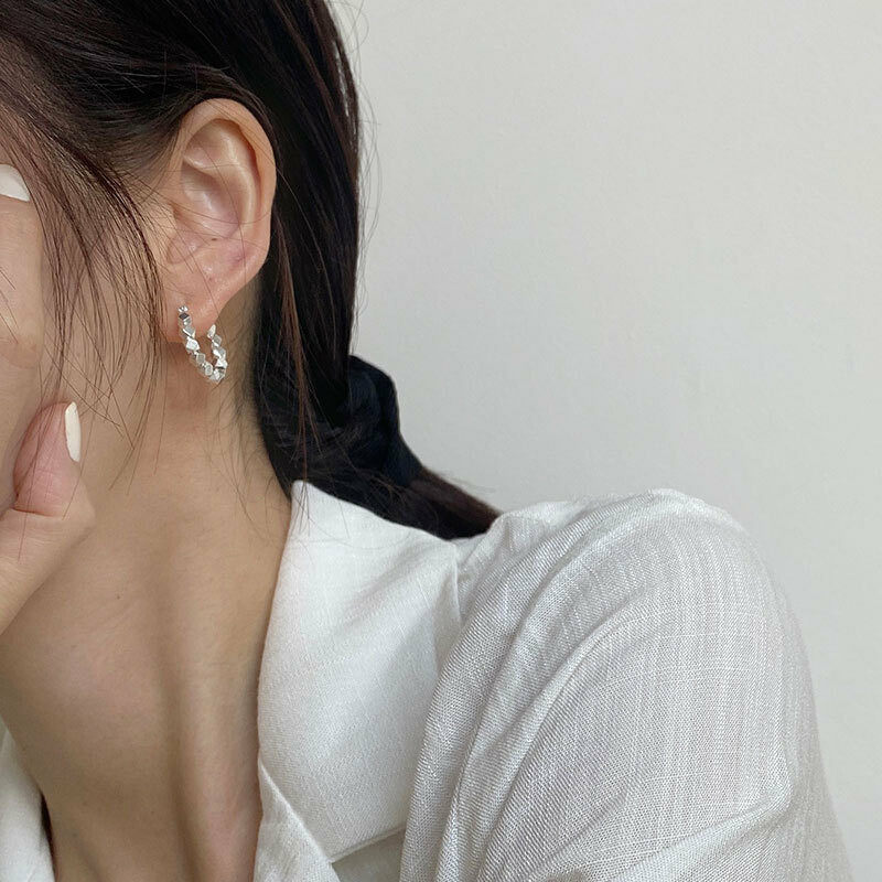 Open hoop  s925 earrings