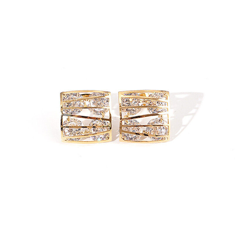 earrings S925 Hoop earrings with square shaped   s925 hoop
