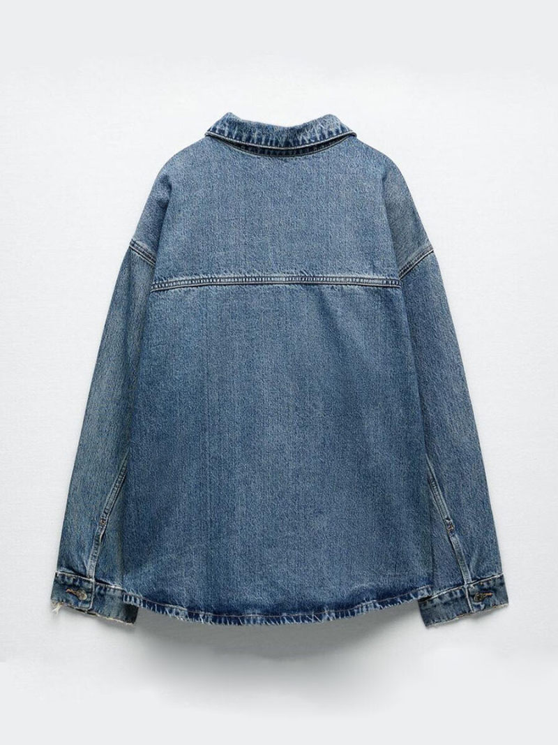 Loose the cowboy shirt jacket