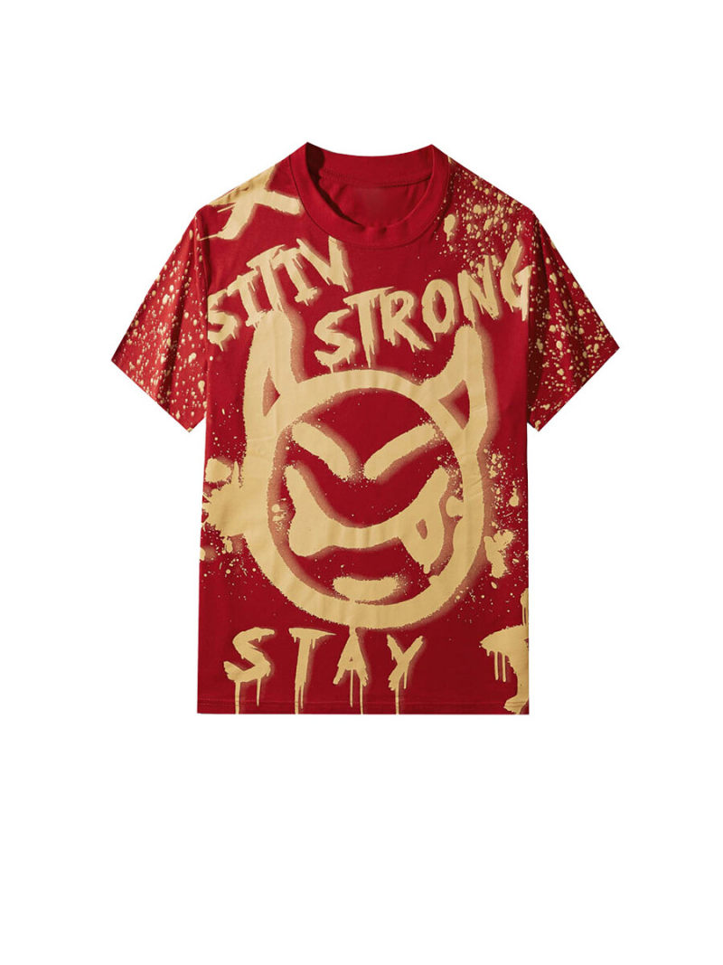 Oversized T-shirt  With Printed On Front