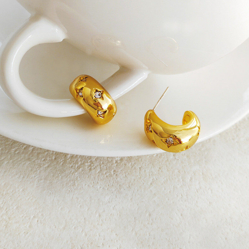 Dextera hoop earrings