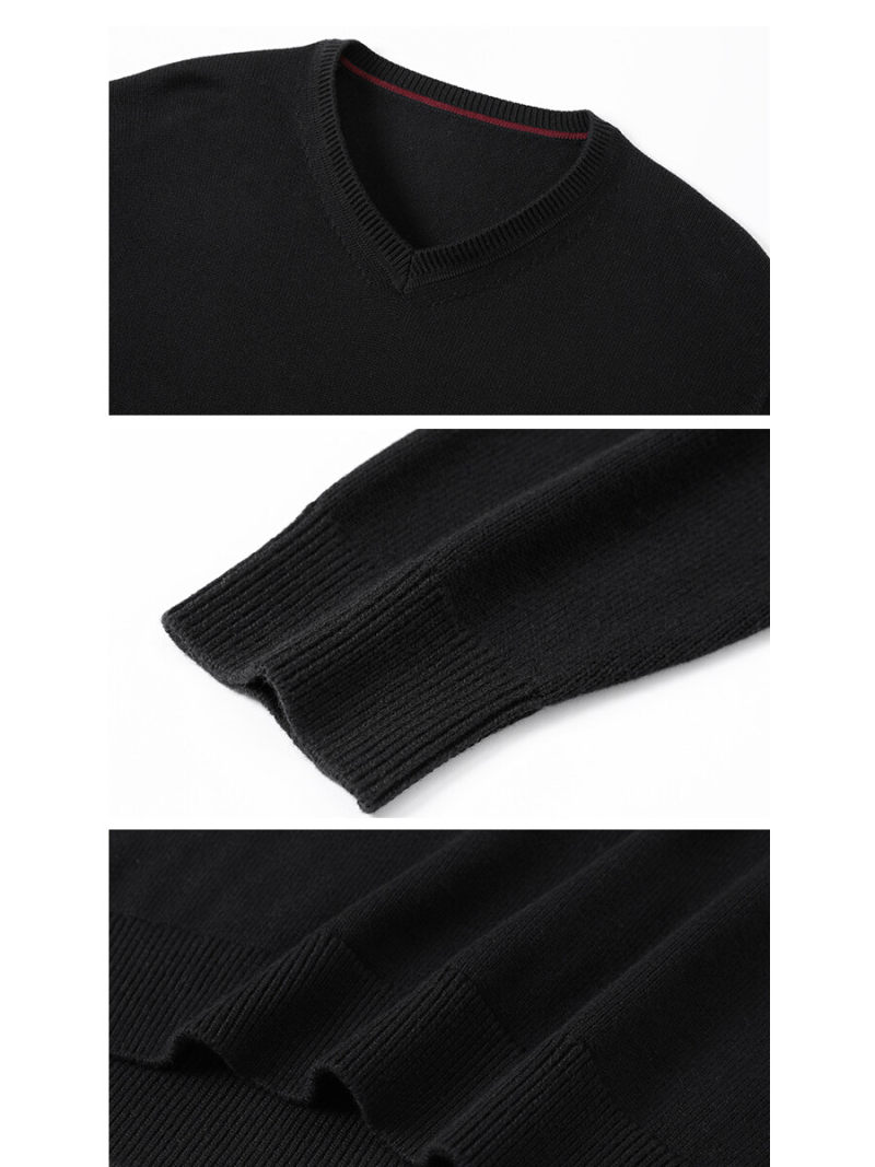 Topman Long Sleeve Knitted V-Neck Jumper