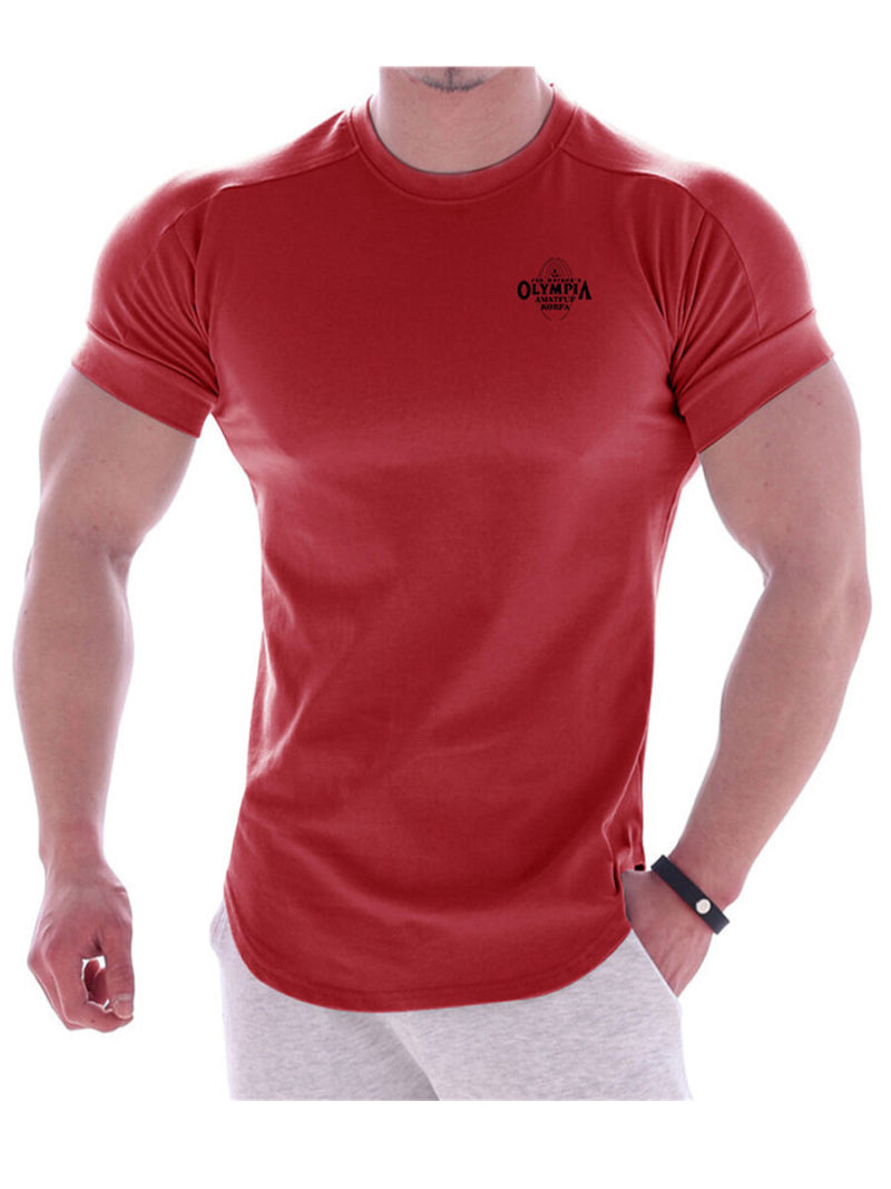 Running Breathe T-shirt With Printed On Back