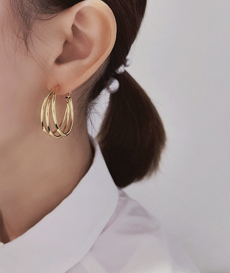 Open hoop  s925 earrings