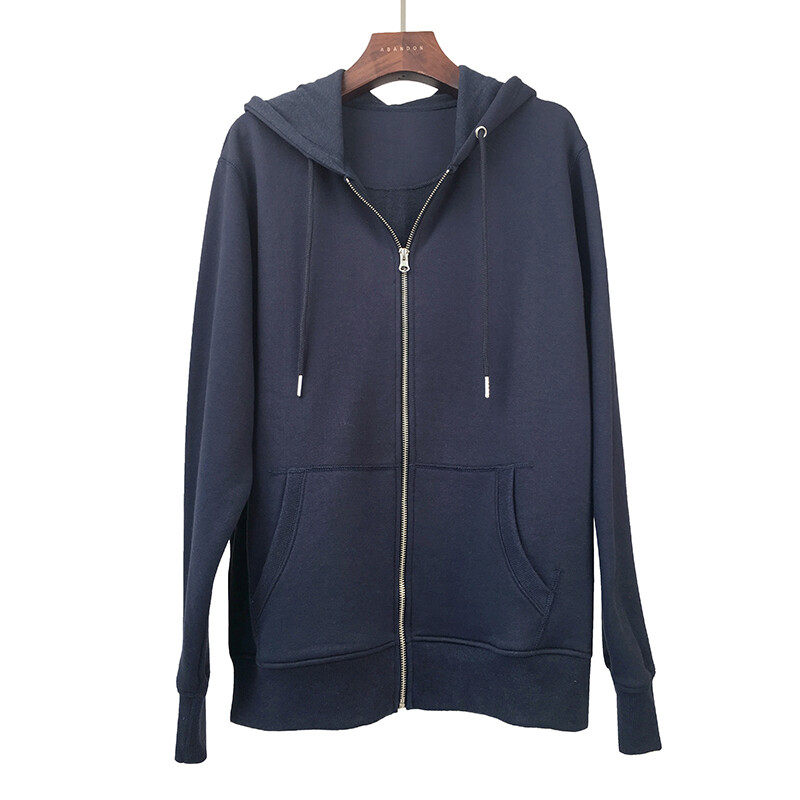 Oversize Hoodie With Zipper Sweat Jacket