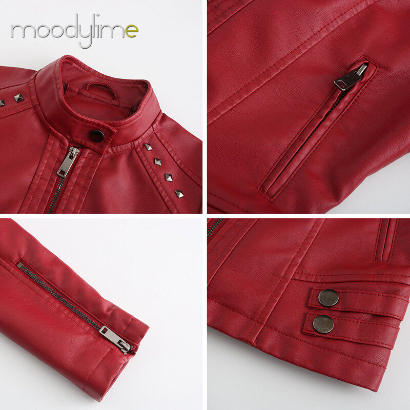 Originals Tall Beppe leather  Biker jacket