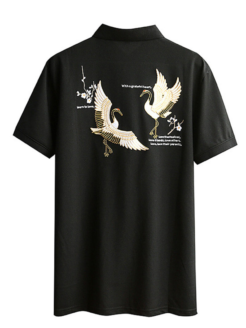 Polo With Printed on Back