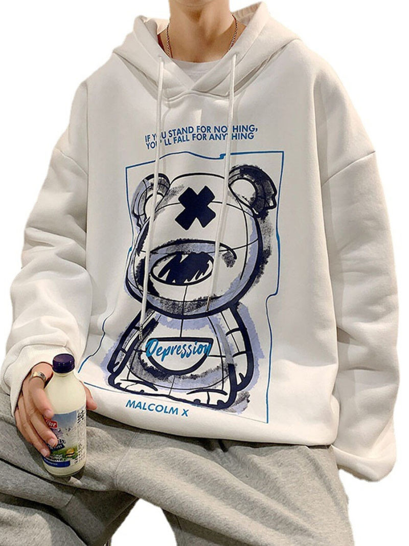 Oversize Hoodie  With Printed On Front