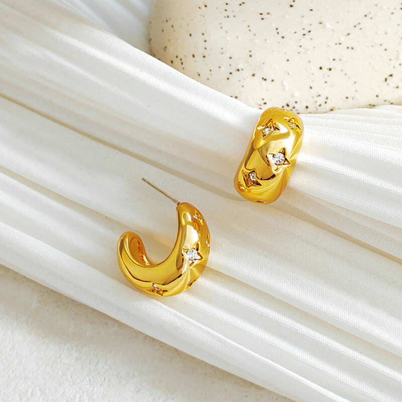 Dextera hoop earrings