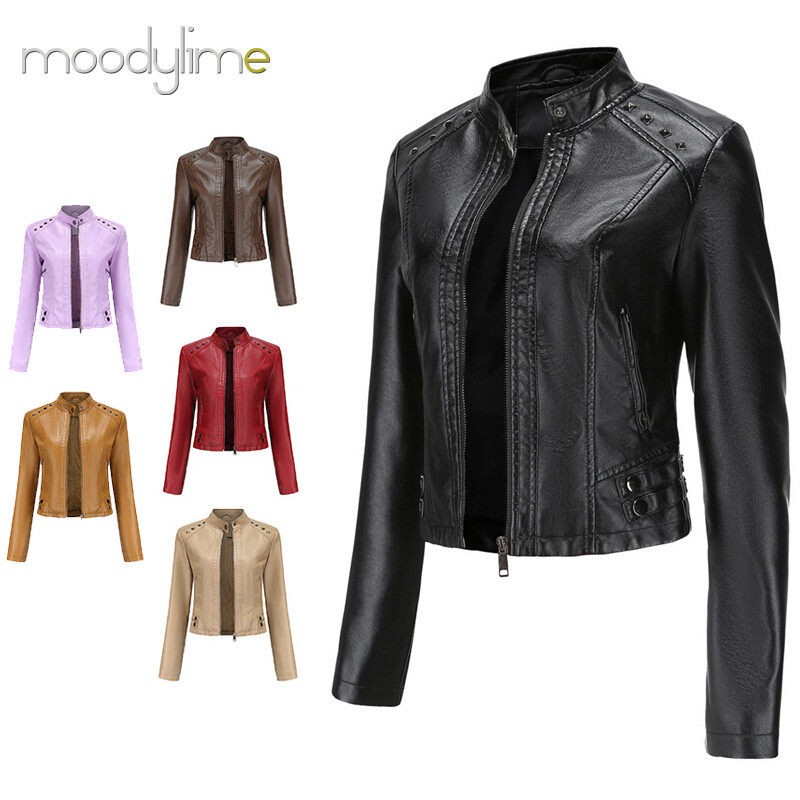 Originals Tall Beppe leather  Biker jacket