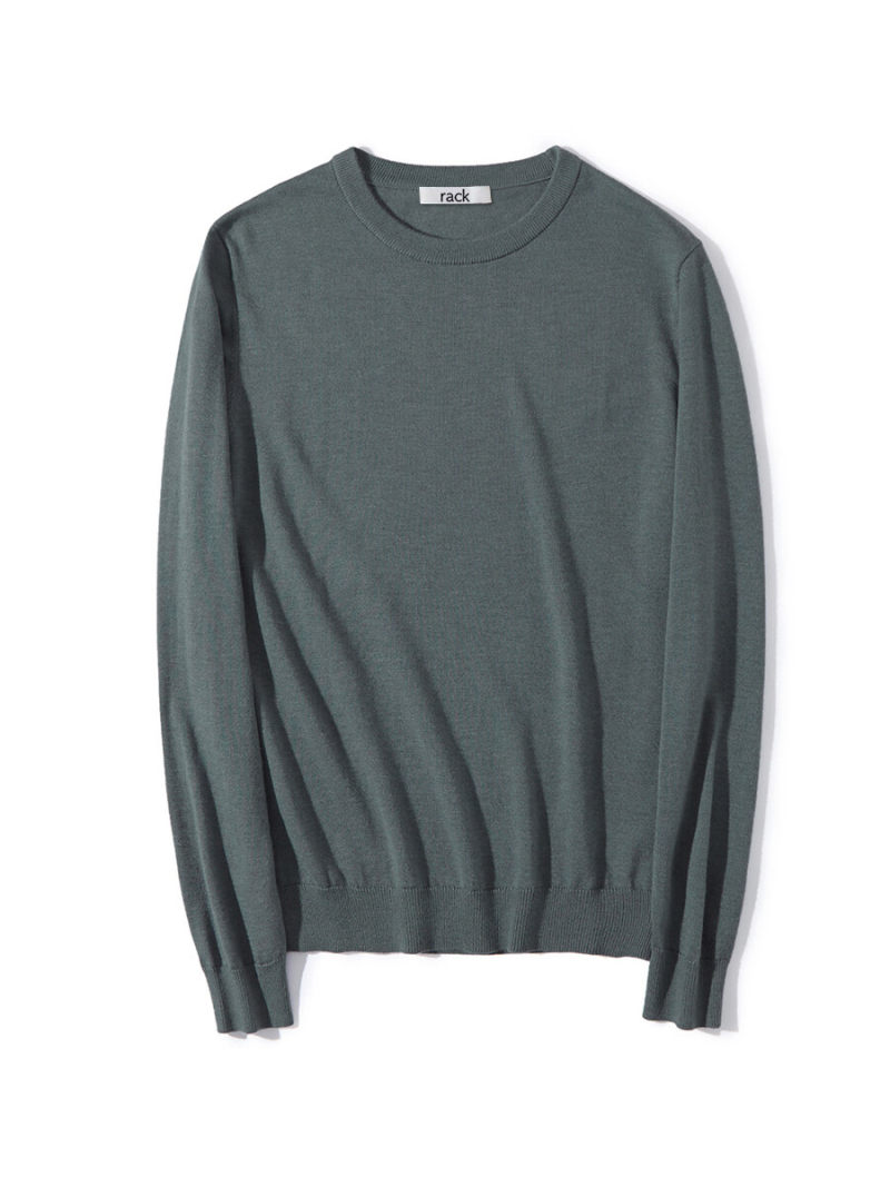 Topman Long Sleeve Knitted Crew Neck  Jumper