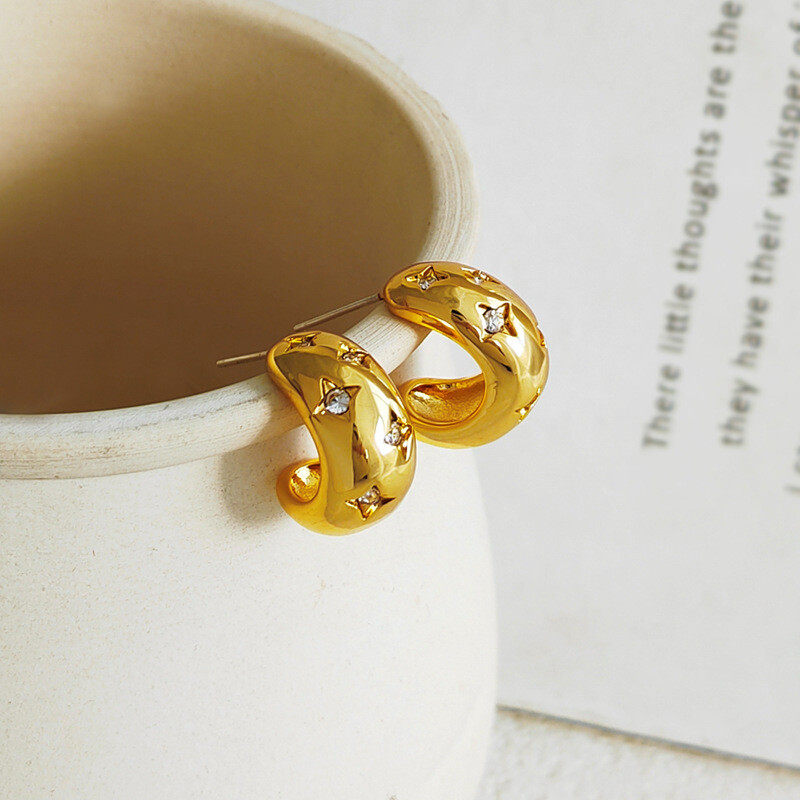 Dextera hoop earrings