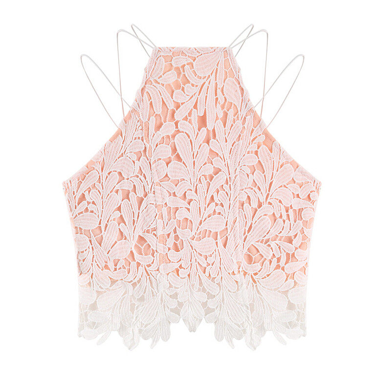 Tie Details  Lace  Cami Top