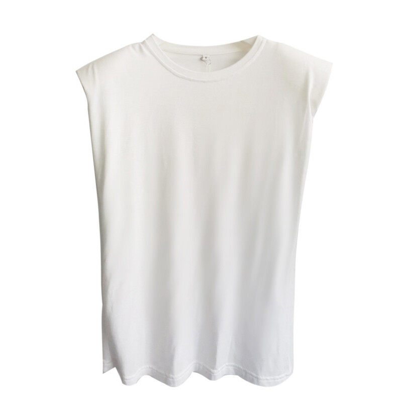 Solid Sleevesless Tee
