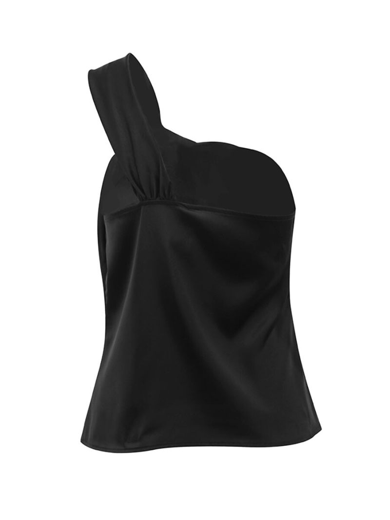 One Shoulder Backless Top