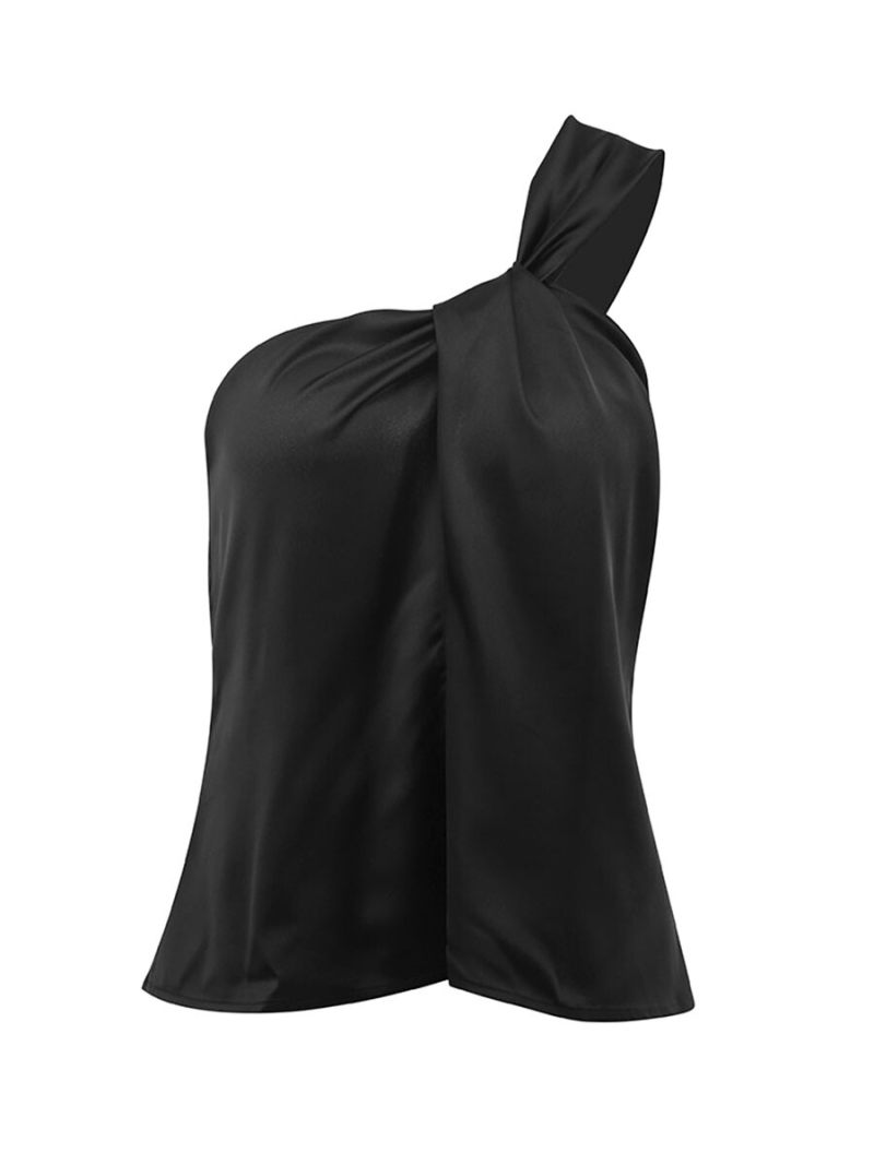 One Shoulder Backless Top