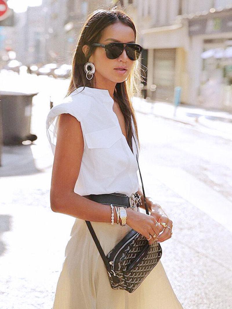 Woven Sleevesless Blouse