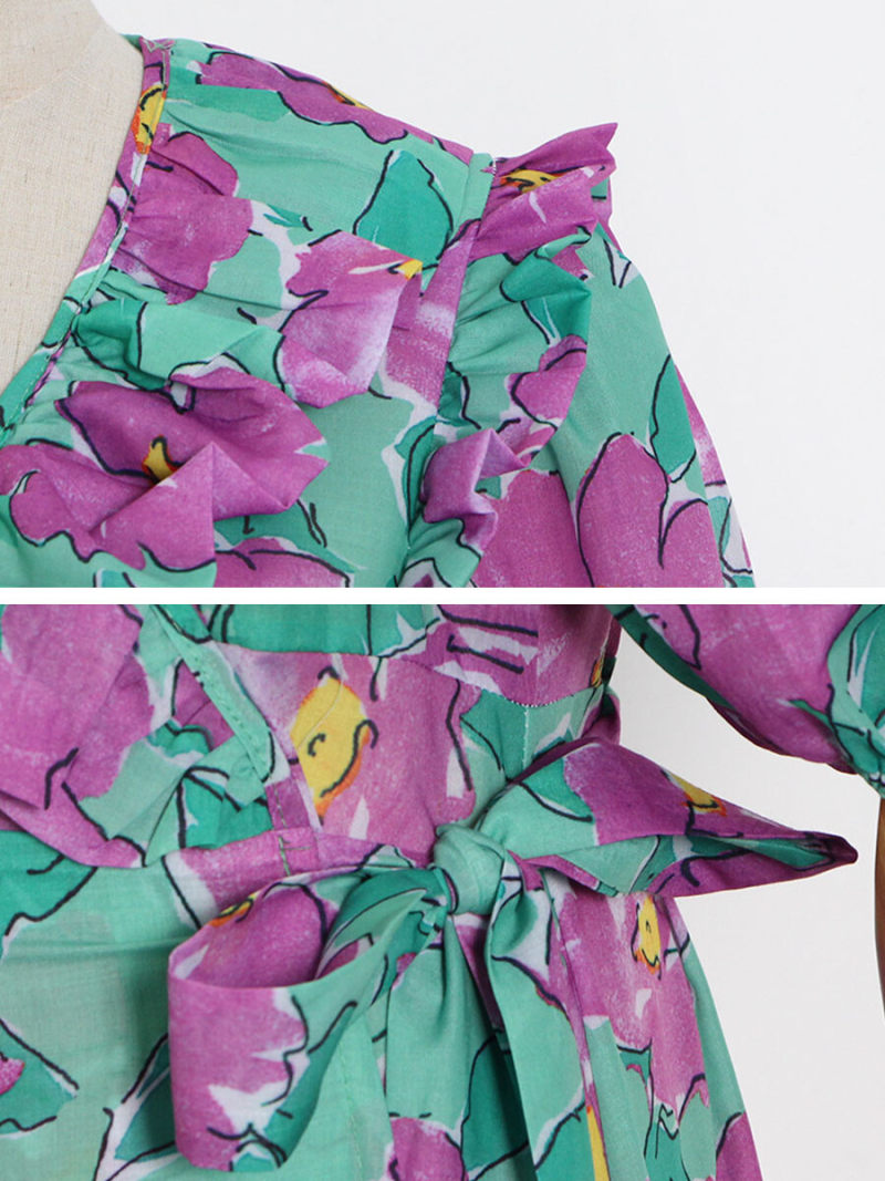 Allover Floral  Maxi  Dress