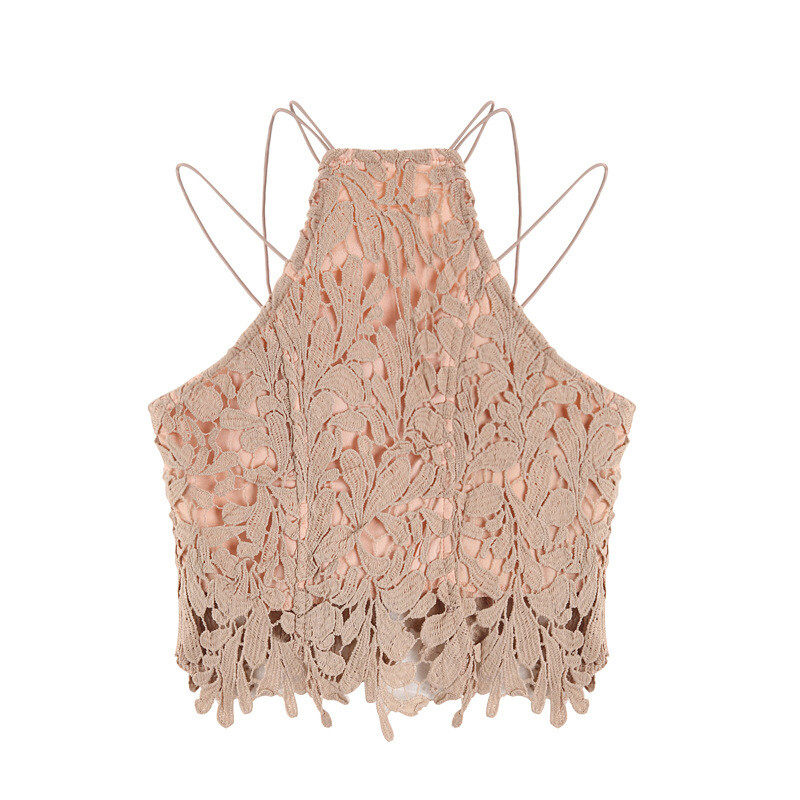 Tie Details  Lace  Cami Top