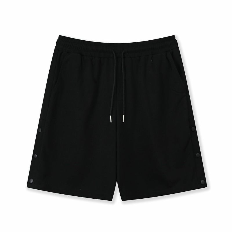 Men's Running Shorts With Snap  Button  on Side