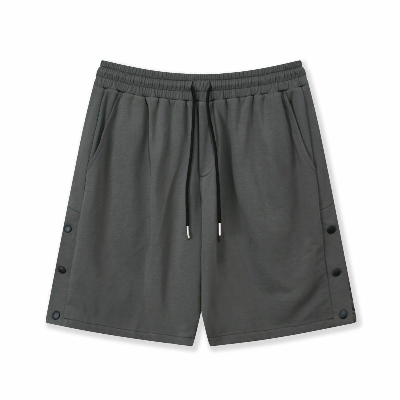 Men's Running Shorts With Snap  Button  on Side