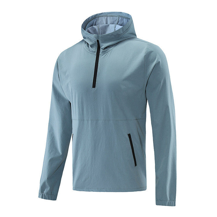 Men's Half Zipper Hood  Jacket