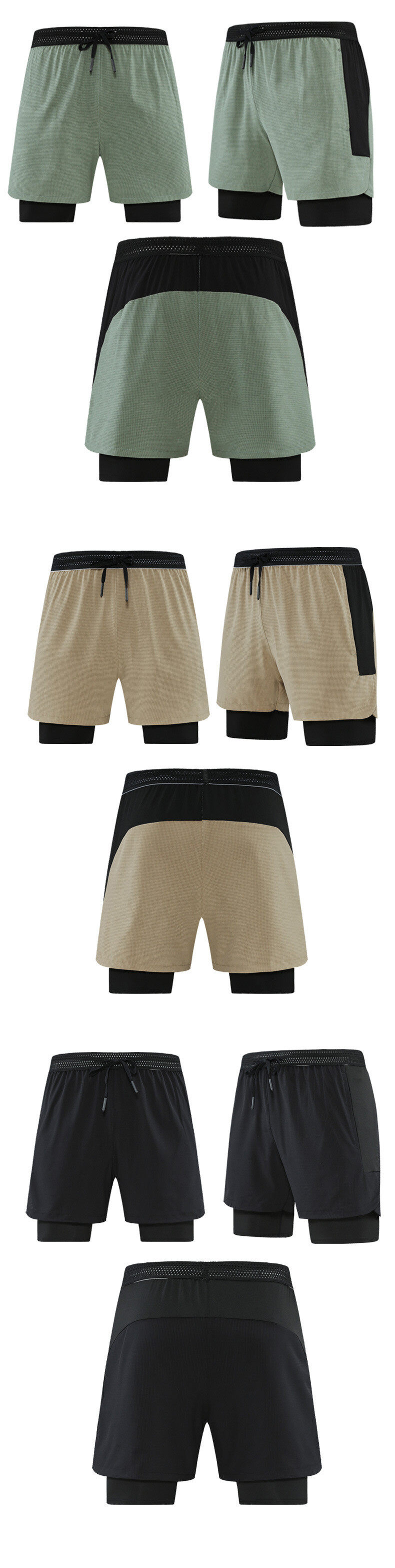 Men's Running  Division   2 In 1  Shorts