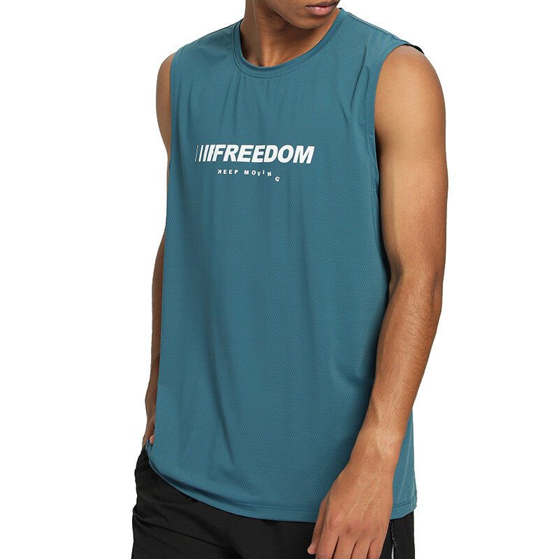 Men's Sleeveless T-shirt  With Quick Dry