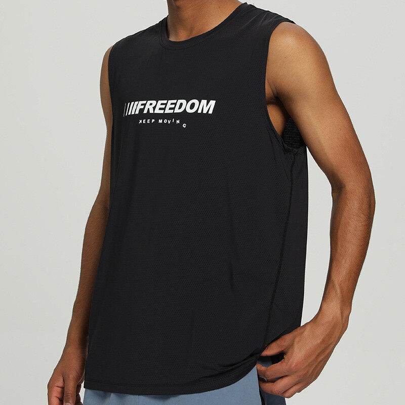 Men's Sleeveless T-shirt  With Quick Dry