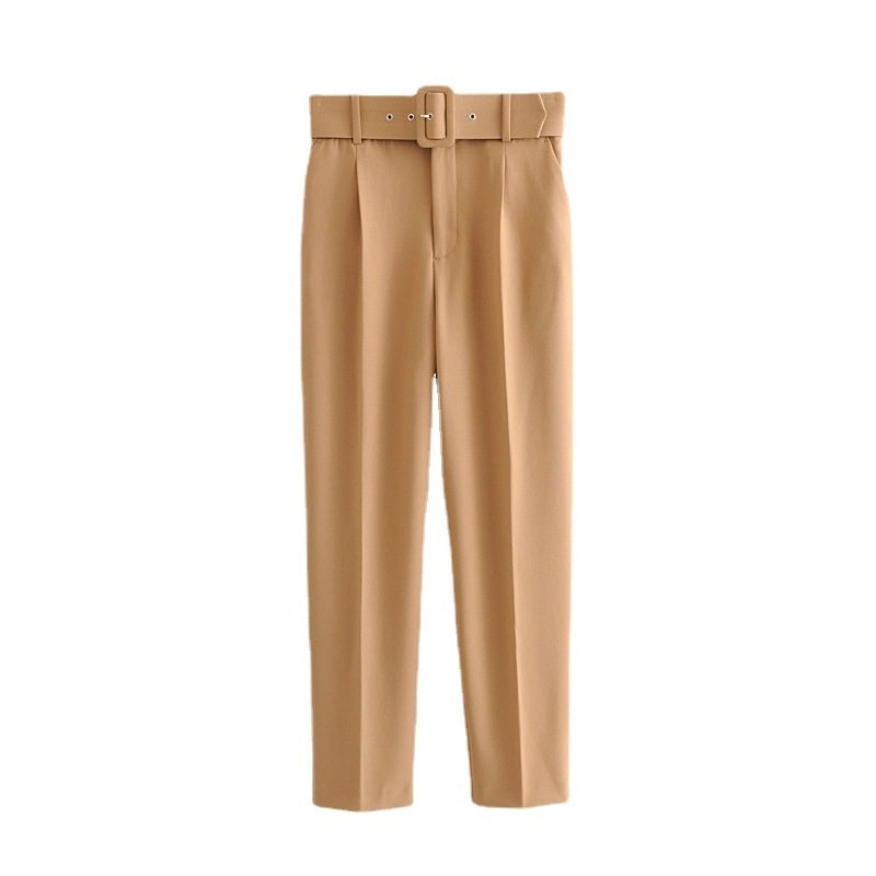 Casual cropped trousers