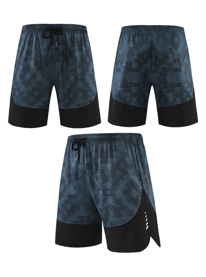 Men's Running    Printed  Shorts