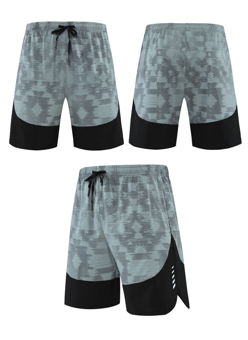 Men's Running    Printed  Shorts