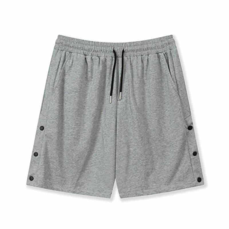 Men's Running Shorts With Snap  Button  on Side