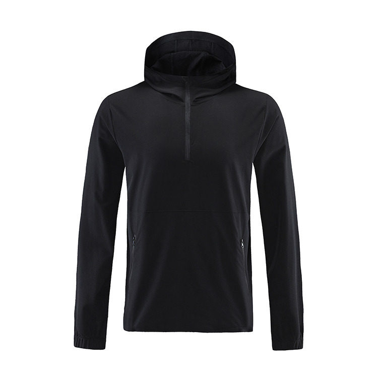 Men's Half Zipper Hood  Jacket