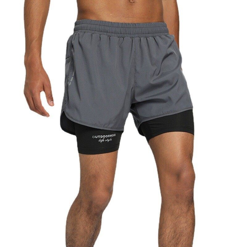 Men's Running  Division   2 In 1  Shorts