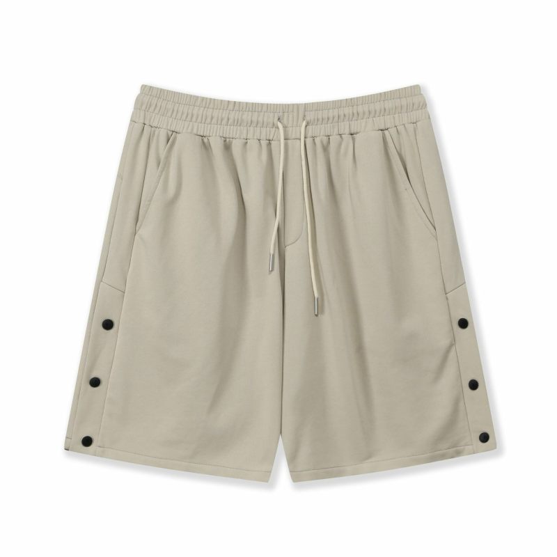 Men's Running Shorts With Snap  Button  on Side