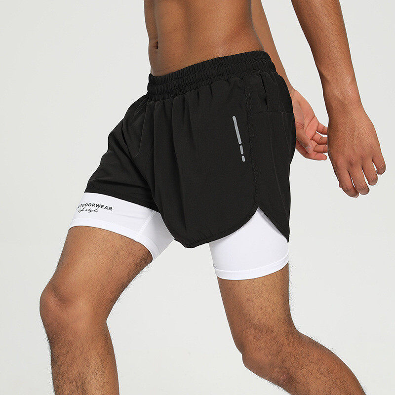 Men's Running  Division   2 In 1  Shorts